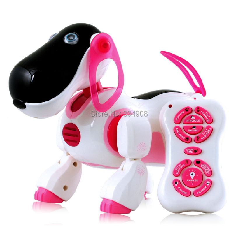 plush dog smart electric