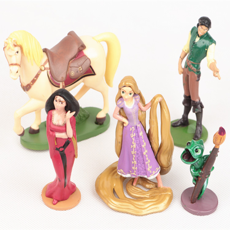 5pcs set 5 9cm disney rapunzel tangled doll car furnishing articles in 5pcs set 5 9cm disney rapunzel tangled doll car furnishing articles in
