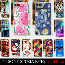 FOR SONY Ericsson Xperia E3 E2 Dual D2203 D2206 Case Hard Plastic Cellphone Mask Case Protective Cover Housing Skin Mask