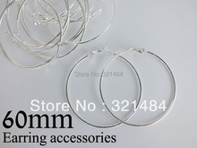 Bulk 500pc/lot silver plated french circle hooks earring