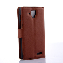 Luxury Leather Case Stand Flip Wallet Cover For Lenovo A536 Smartphone Foldable Anti-scratch Cases Card Holder(Brown,Black,Red)