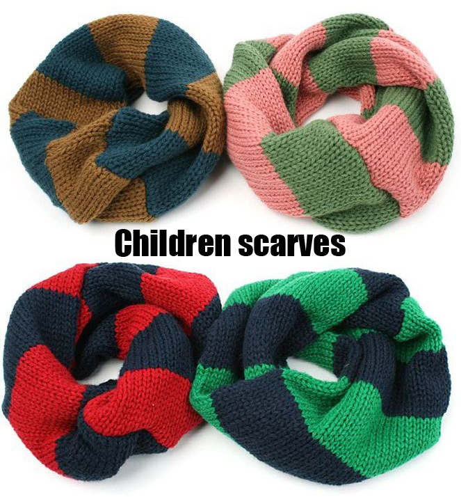 High Quality Colors Stitching O-ring Knit Woolen B...