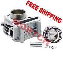 FREE SHIPPING! 139QMB 80cc(GY6 Big Bore) high performance cylinder kit for 50cc GY6 for Scooter ATV Go Karts Moped . (47mm)