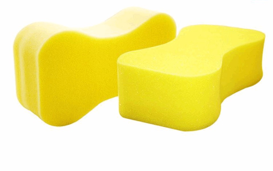 25PCS High Density Car Wash Dedicated Sponge Waxing Sponge Car Polishing Sponge 8 Figure Sponge