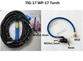 Gas Electric Seperate Dinse Connection WP 17 WP 17 Tig Torch Complete Package 4M 12Feet for