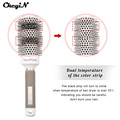 5 Pcs 5 Size 19 25 32 45 53mm Round Hair Brush Ceramic Hairbrush Hair Comb