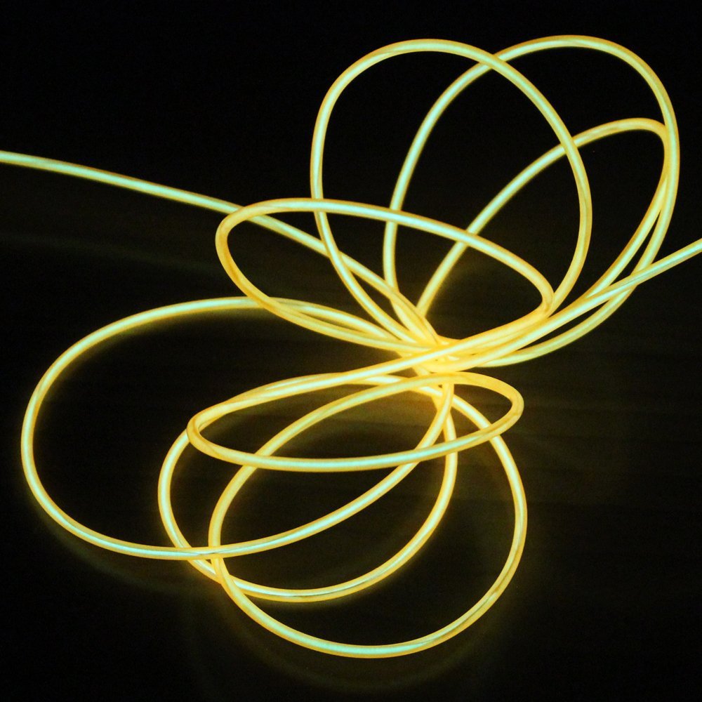 yellow 3m el wire christmas lighting neon rope strobe yellow 3m el wire christmas lighting neon rope strobe