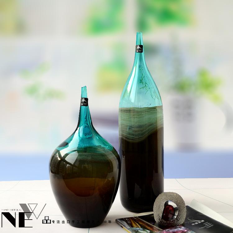 Vergelijk prijzen op blue glass vase online winkelen / kopen ... Vaas woonkamer decoratie