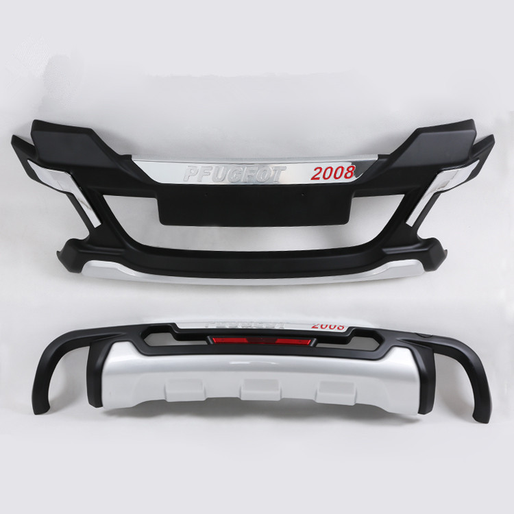Peugeot 2008 Car front and rear bumpers trim cover protective device protective bar for Peugeot accessories