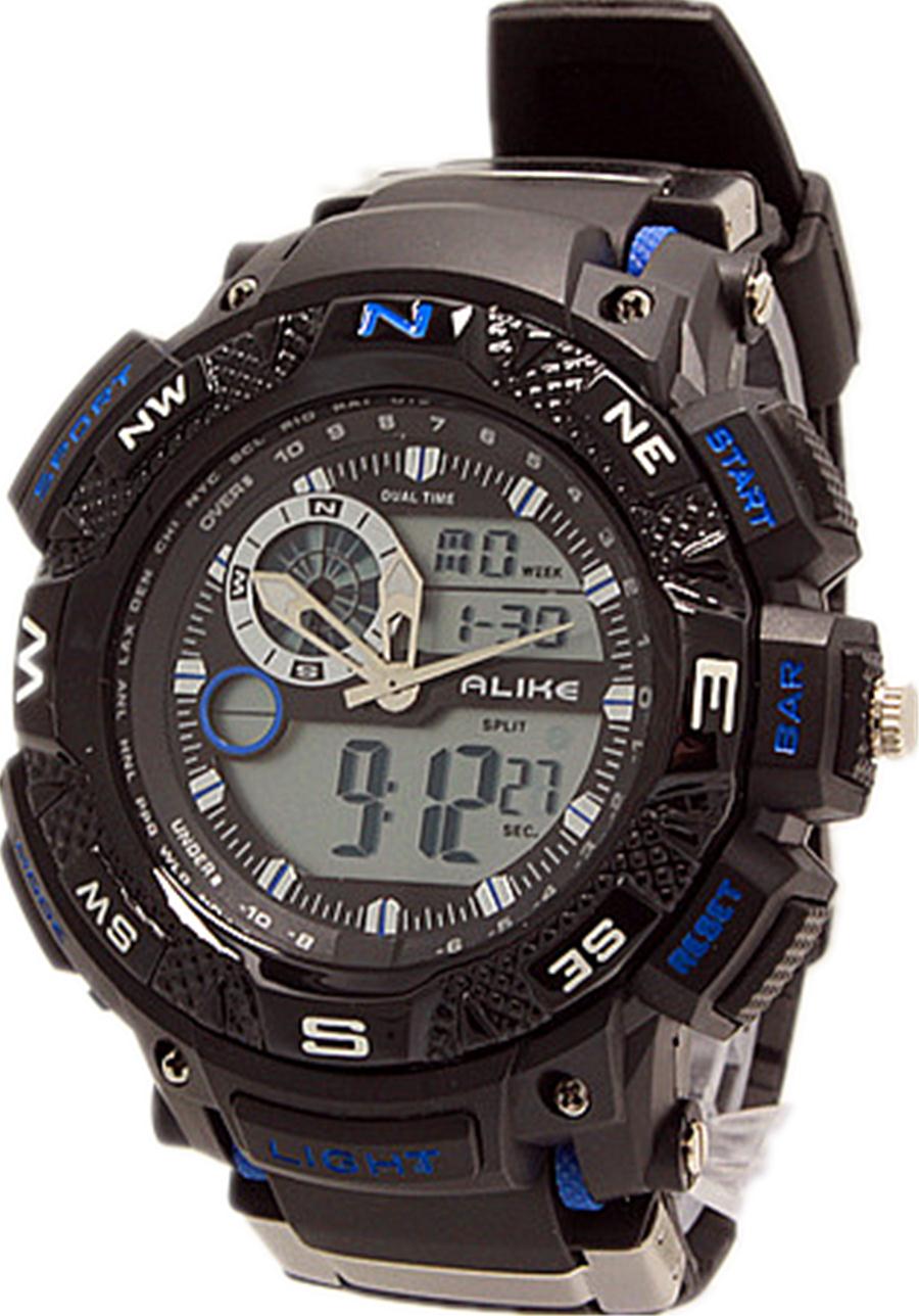 New Arrival original Alike Green LED Light Analog Digital Watch Women