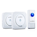 PATUOXUN IP55 Waterproof Wireless Doorbell 300M Range with 52 Chimes Tone 4 Level Volume with 1