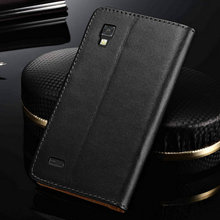 L9 Luxury Card Wallet Case for LG Optimus L9 P760 P765 Genuine Leather Stand Design Flip