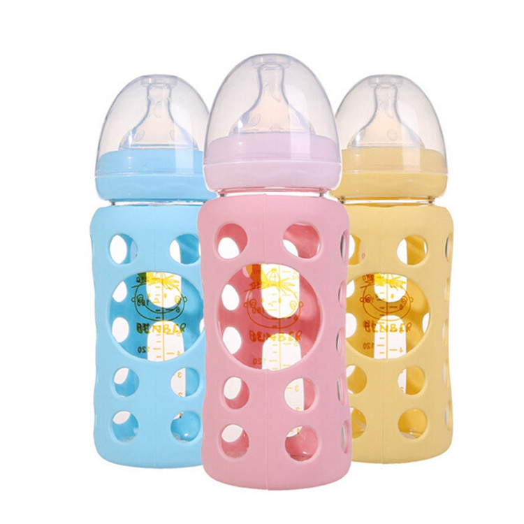 Glass Baby Feeding Bottle Nursing Milk Bottle Nuk Anti High Temperature Copo Infantil Breast-feeding Feeder For Boys Girls (1)