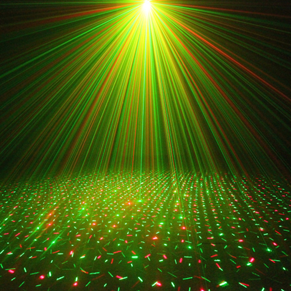 New Mini Portable RG Meteor Laser Projector Lights DJ KTV Home Xmas Party Dsico Stage Lighting