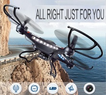 2015 Новые Drone! Awesome DFD F183/jjrc H8C 2.4 Г RC вертолет 6-ось гироскопа горючего гул с камерой светодиодный пульт дистанционного управления игрушки