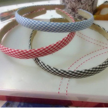 Min.order is $15 (mix order) Freeshipping! NEW high quality chequer hair hoop / Hair Accessories for girls /wholesale 675