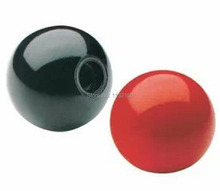 5PCS M6 Female 25mm Dia Solid Black Plastic Ball Lever Knobs for Machine Tools