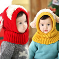 Adorable Baby Boys Girls Long Ears Knit Hats Knitted Beanie Unisex Kids Toddler Infant Winter Crochet