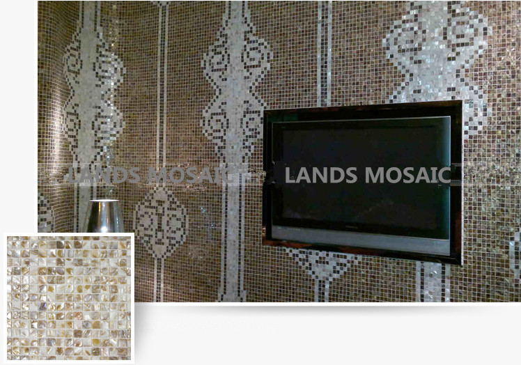 LSBK05,hot sell shell mosaic tiles, mother of pearl mosaic tiles, kitchen backsplash tiles, bathroom mosaic tile.