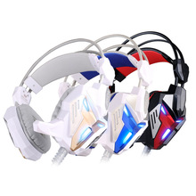 EACH G3100 Cool Vibration Gaming Headphone Gaming Headset Gamer Headband LED Earphones With Mic Stereo Audifonos Fones De Ouvido