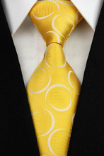 SNT0201 2014 NEW Neck Tie Set Hanky Cufflinks Solid Yellow Color Dot Men s Ties Men