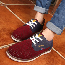2015 new fashion men shoes casual breathable flats adult male oxfords sneakers 4 color size 39