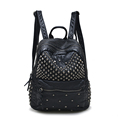 Backpack bags 2017 new package rivet backpack fashion leisure travel bag students schoolbag for gril large