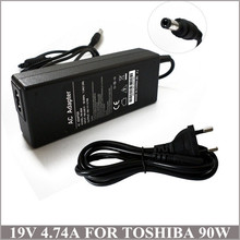 19V 4.74A 90W Laptop AC Adapter Charger For Ordenadores Portatiles Toshiba Satellite S55t-A5389 L55-A5299 PA5035U-1ACA
