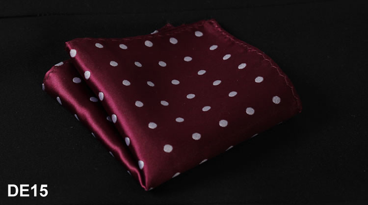 hanky_DE15 Burgundy White