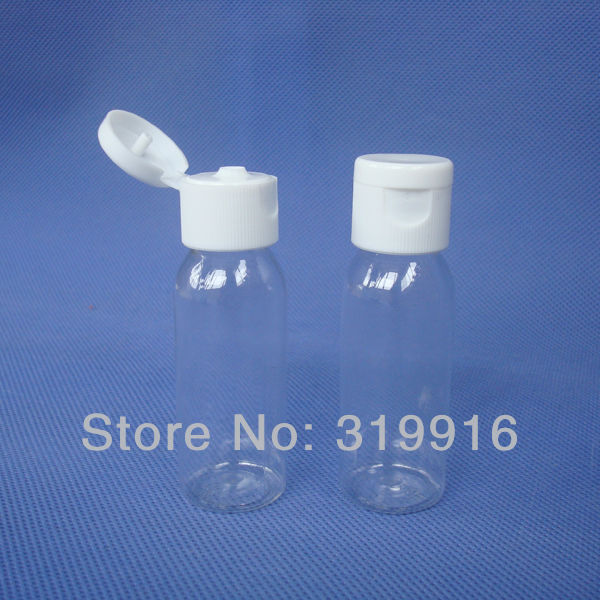 30ml transparent  plastic  sample bottles with lid,hotel shampoo bottles  for cosmetic packaging free shipping ,50pc/lot