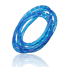 New Arrvial 1M Spiral Wire Wrap Tube Manage Cord for PC Computer Home Cable 4 50MM