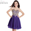 Vestido Curto Real Image Cheap Dark Purple Lace Short Tight Homecoming Dresses 2016 Sexy Backless Chiffon