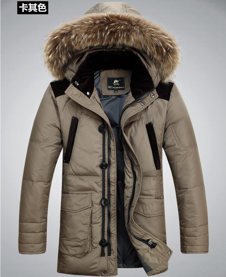 Free shipping 2015 fall and winter clothes men s down jacket middle aged men in the