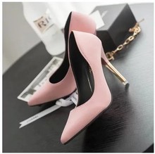 2016 New Fashion 3 Colors Women Pumps Sexy Soft Leather Pointed Toe High Heels Woman Brand New Design Wedding Party Shoes