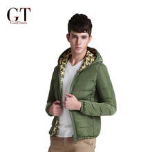 GT 2014 New winter Warm Down Jacket hooded parka for men casual warm winter jacket coat for men Plus Size L-XXXLGT33