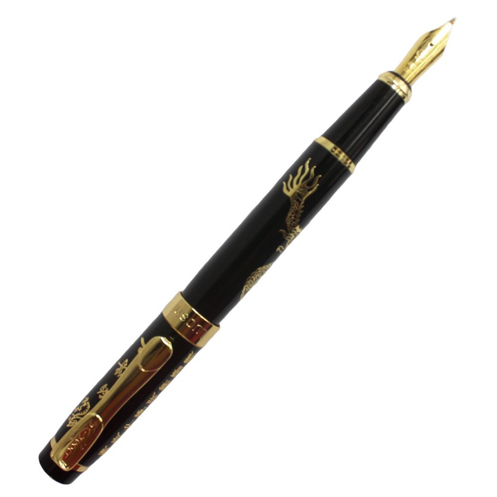 Luoshi818fountainpenwiththeChineseDragonpatternArtpenbentnib.jpg