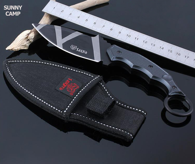 2015 New Arrival Outdoors Combat Fixed Blade Knife Hunting Survival 