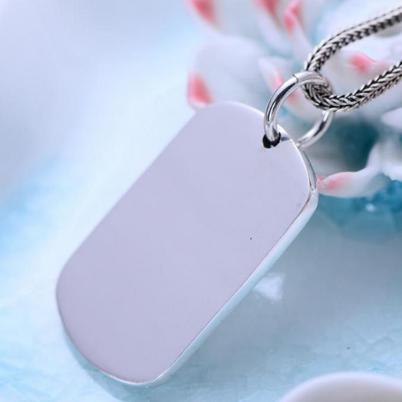 Soild 999 Sterling Silver Jewelry Metal Stamping Blanks Smooth Simple