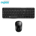 Rapoo Wireless Mouse and Keyboard set for PC Spill resistant Silent wireless keyboard mouse combo with