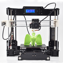 Free shipping size 220*220*235mm High Quality Precision M505 DIY 3d Printer kit with 16GB TF card&LCD Screem+1roll filamnet0.5kg