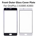 New Front Screen Outer Glass Lens Cover For OnePlus 3 A3000 A3003 1 3 One Plus