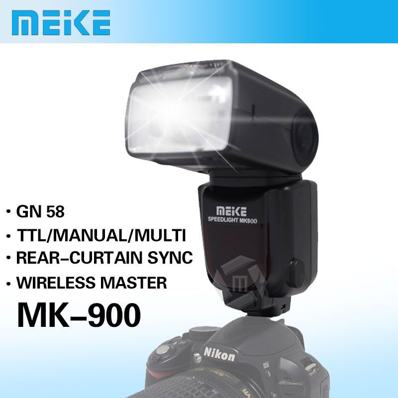 Meike MK 900 TTL i TTL LCD Flash Speedlite for Nikon SB 900 D7100 D7000 D5100