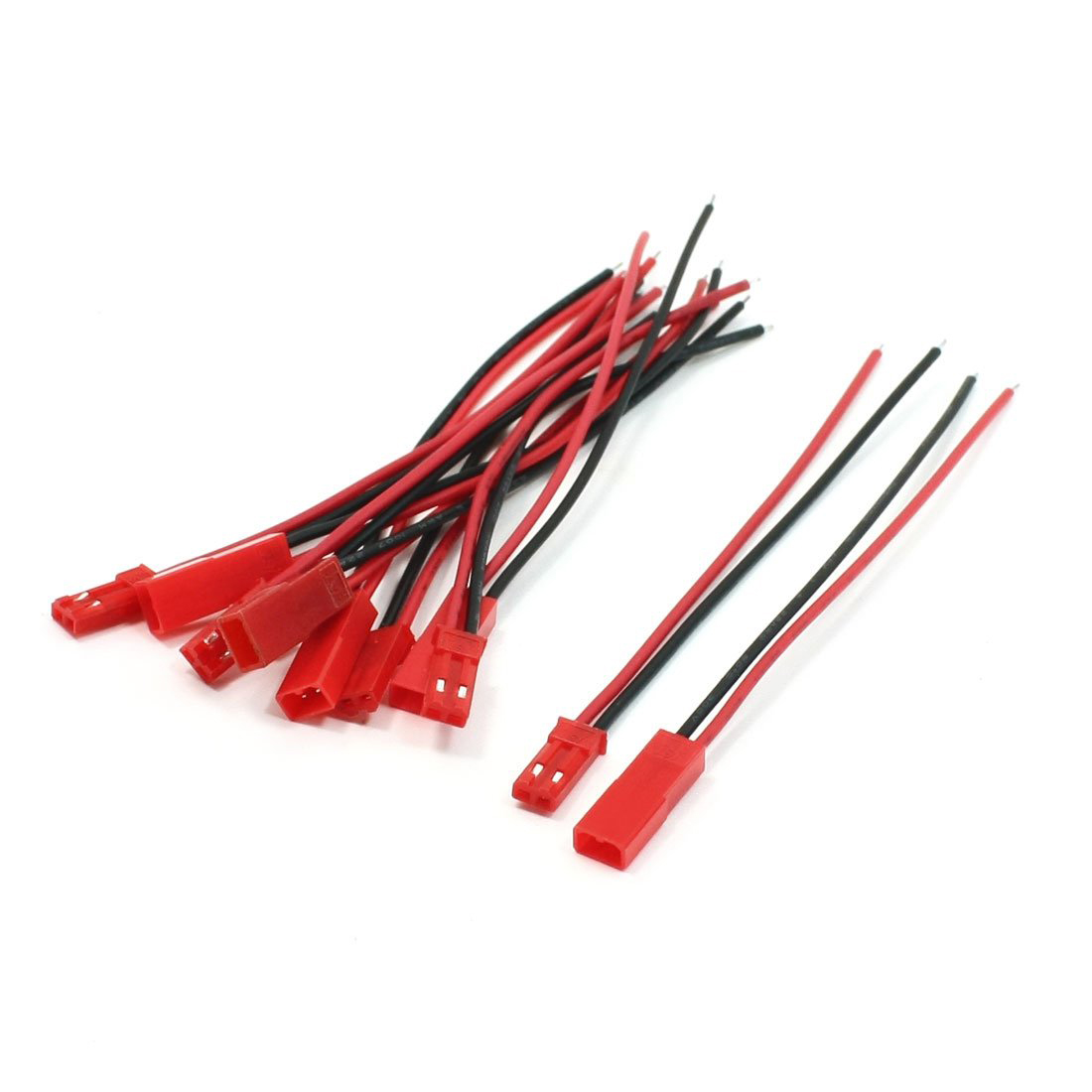 Shopping Time 5 Pairs 22AWG Cable 2Pin JST M F Plug for RC Battery Motor Connection