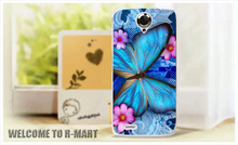 For Lenovo S820 Cover luxury Fashion Flower Butterfly Skin Design Custom Printed Hard Plastic Protective
