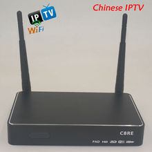 Chinese IPTV Box Quad Core Android 4.4 TV Box Free live Mainland Channels support playback,video on demand movie,TV drama