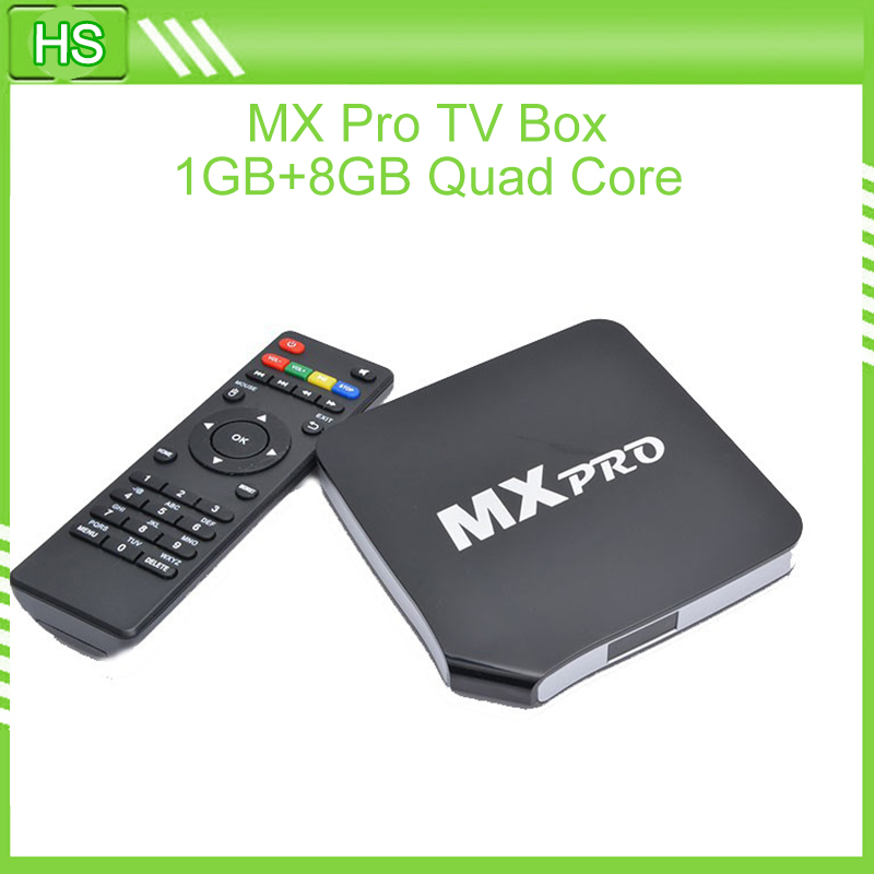 XBMC Fully Load Android TV Box MX Pro Smart tv box Media Player 1GB RAM 8GB ROM Rock AML S805 Quad Core dlna xbmc Bluetooth