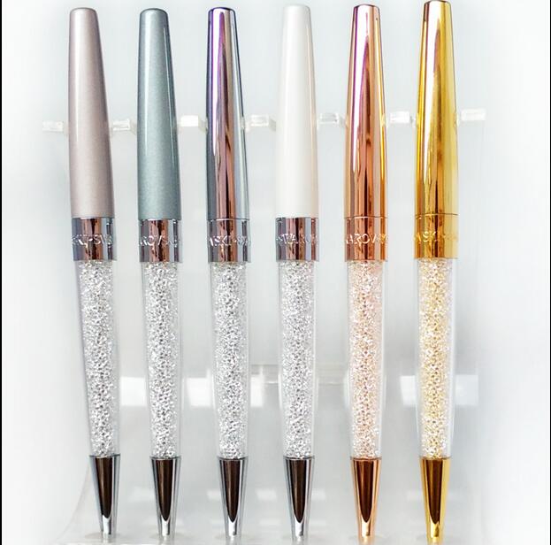 stardust pen New swarovski Crystal Pen for students Crystalline Lady diamond Ballpoint Pen stationery wedding gift