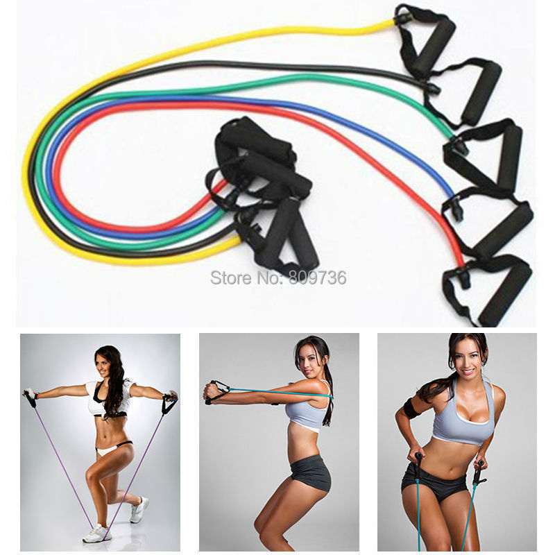 Exercise Sport Resistance Bands Natural Tension Health Elastic Fitness Sport Body Stretching Belt Pull Rope Strap