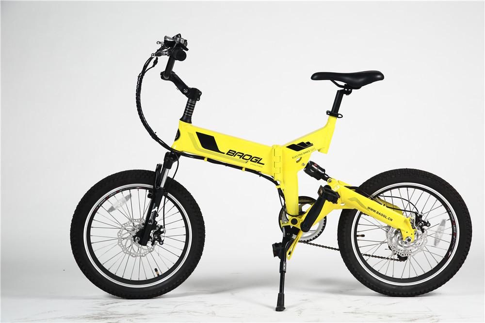 2O inch folding electric bicycle with 250w brushless hub motor
