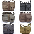 Men's Retro Vintage Shoulder Messenger Distressed Genuine Crazy